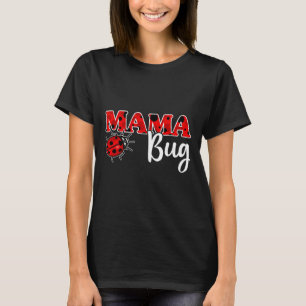 Lieveheersbeestje moeder van het verjaardagsmeisje t-shirt