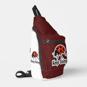 lieveheersbeestje Motivatie Sticker Sling Bag