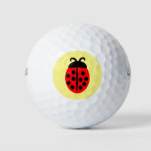 Lieveheersbeestje Ontwerp Golfballen (Voorkant)