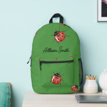 Lieveheersbeestje op groen gepersonaliseerd
