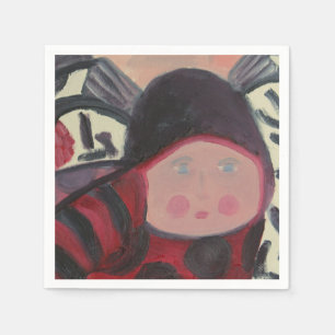 LIEVEHEERSBEESTJE PAPIEREN SERVETTEN