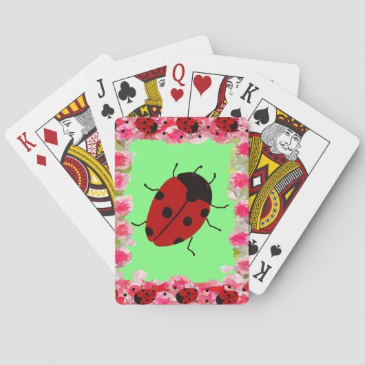 Lieveheersbeestje Pokerkaarten (Achterkant)