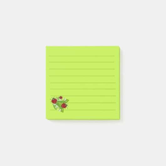 Lieveheersbeestje Post-It Notities Post-it® Notes (Voorkant)