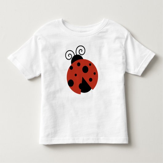 Lieveheersbeestje, Rode Lieveheersbeestje, Schatti Kinder Shirts (Voorkant)