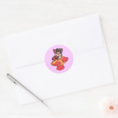 lieveheersbeestje ronde sticker (Envelop)