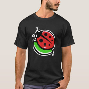 Lieveheersbeestje Schattig & Aardig Natuur Liefde T-shirt