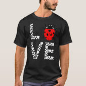 lieveheersbeestje schattig lieveheersbeestje insec t-shirt (Voorkant)