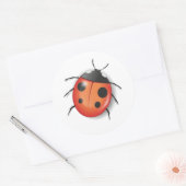 Lieveheersbeestje Sticker Enveloppe Zegel (Envelop)