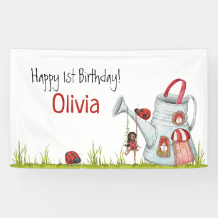 Lieveheersbeestje Tuin Banner