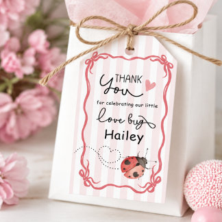 Lieveheersbeestje | Verjaardag van de liefdeskever Cadeaulabel