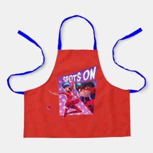 Lieveheersbeestje   Vlekken op Paarse afbeelding Schort