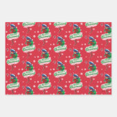 Lieveheersbeestje | Vrolijk kerstfeest Inpakpapier Vel (Voorkant)