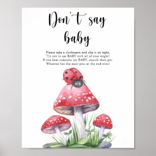 Lieveheersbeestje - Zeg geen baby Poster