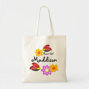 Lieveheersbeestjes en bloemenmeisjes tote bag