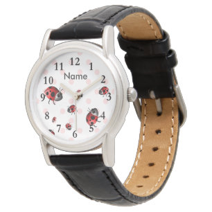 Lieveheersbeestjes en Polka Dots Polshorloge Horloge