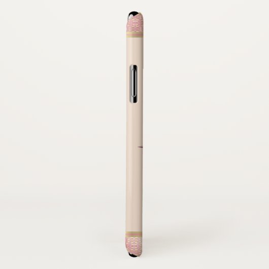 Lieveheersbeestjes en rozen schattig bloemenroze g Case-Mate iPhone case (Achterkant / rechts)