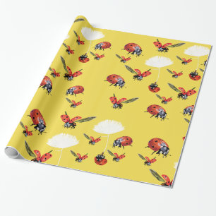 Lieveheersbeestjes inpakpapier