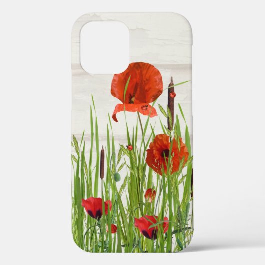 Lieveheersbeestjes op Red Poppy Case-Mate iPhone Case (Achterkant)