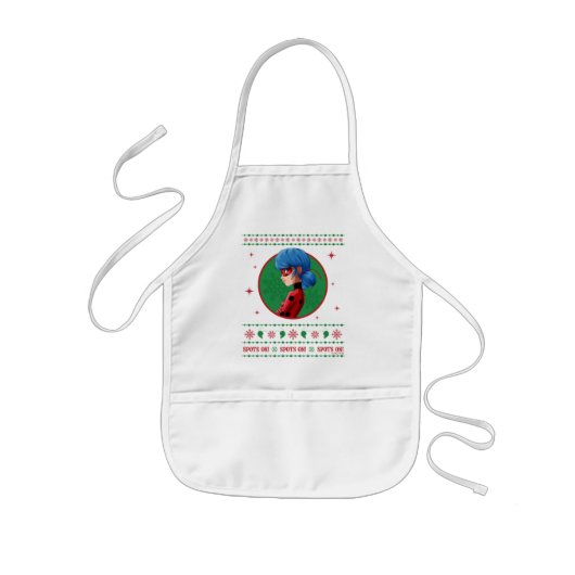 Lieveheersbeestjes op! Vakantie Graphic Kinder Schort (Voorkant)