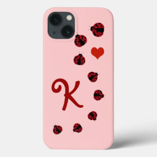 Lieveheersbeestjes personaliseerbaar iPhone 13 hoesje