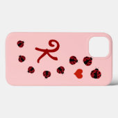 Lieveheersbeestjes personaliseerbaar Case-Mate iPhone case (Achterkant (horizontaal))