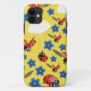 Lieveheersbeestjes Telefoon SE + iPhone 5/5S, Naak 11 Hoesje