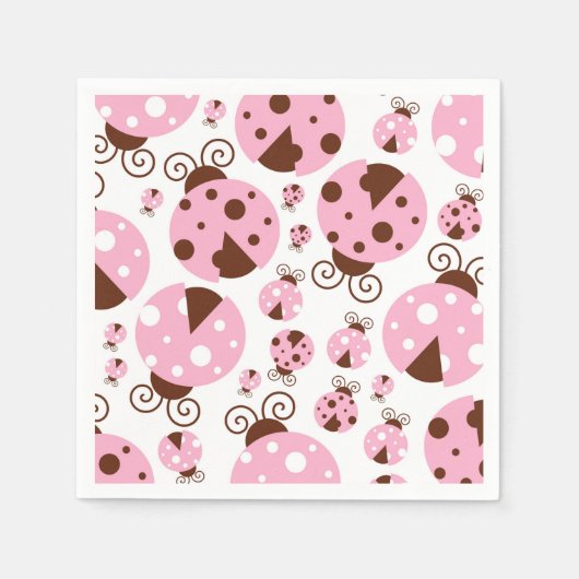 Lieveheersbeestjespatroon, Mooie Lieveheersbeestje Servet (Voorkant)