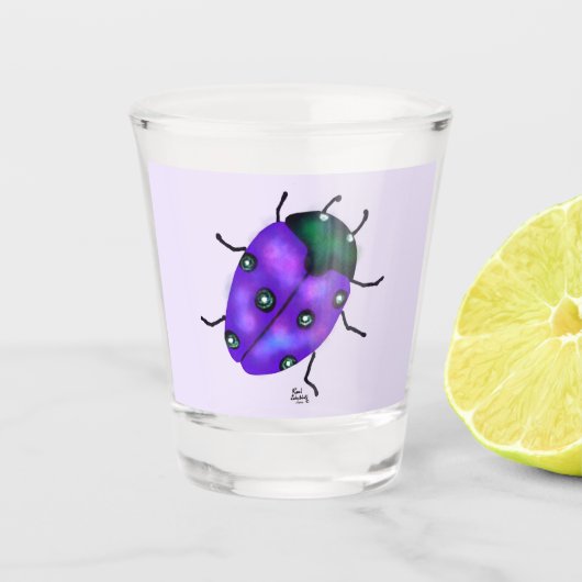 LIEVEHEERSKUNST SHOT GLAS (Voorkant)