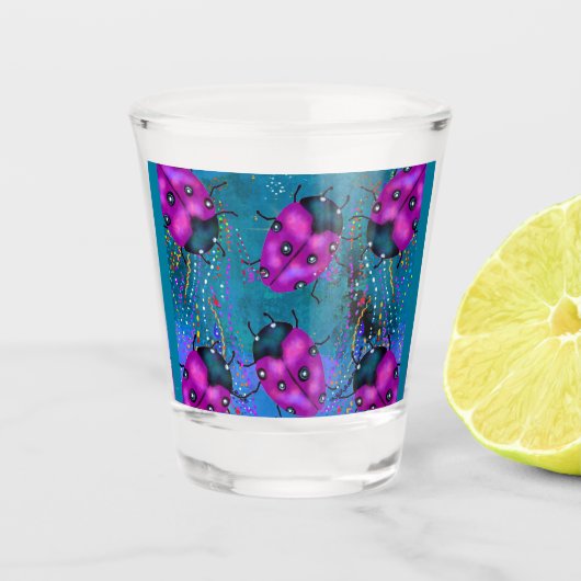 LIEVEHEERSKUNST SHOT GLAS (Voorkant)