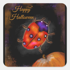 LIEVEHEERSKUNST VIERKANTE STICKER