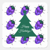 LIEVEHEERSKUNST VIERKANTE STICKER (Voorkant)