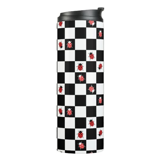 Lieveheersschaak Thermosbeker (Gedraaid links)