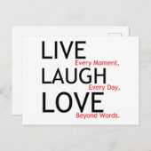 lievelingsliefde briefkaart (Voorkant / Achterkant)