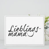 Lievelingsmama (Staand voorkant)