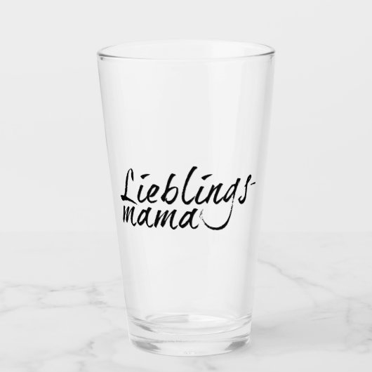 Lievelingsmama Glas (Voorkant)
