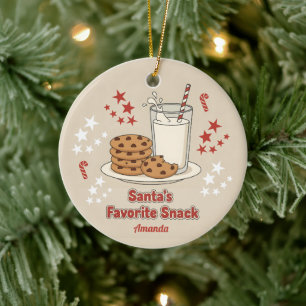 Lievelingssnack van Sinterklaas Funny Kerst Orname Keramisch Ornament