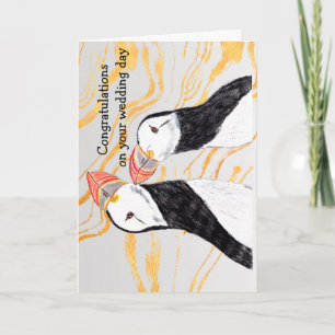 Lievende Papegaaiduikers Gefeliciteerd met jullie Kaart