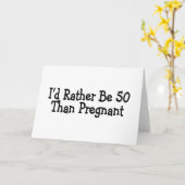 Liever 50 Dan Zwanger Kaart (Gele Bloem)