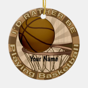 Liever Basketbal Spelen Keramisch Ornament