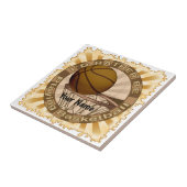 Liever basketbal tegel spelen tegeltje (Zijkant)