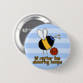 liever bijenkorps ronde button 5,7 cm (Voorkant /achterkant)