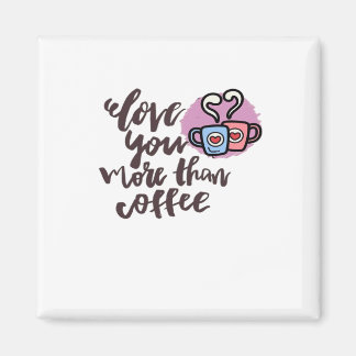 Liever dan koffie Cute Romantische Stijl Magneet
