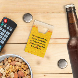 Liever een fles kredietkaart flessenopener