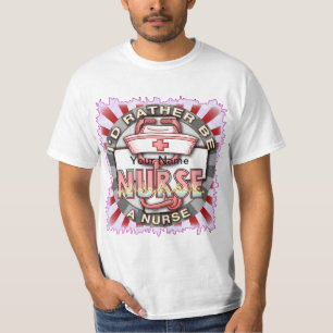 Liever een verpleegster t-shirt