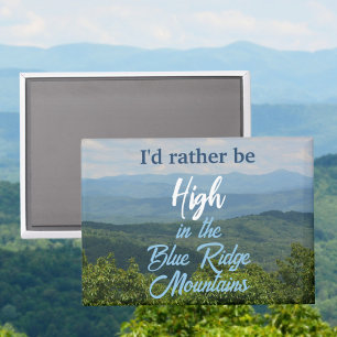 Liever hoog in de Blue Ridge Mountains Reis Magneet