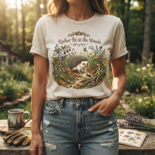 Liever in het Bos Adorable Egeltjes Cottagecore Tri-Blend Shirt