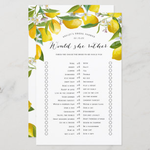 liever Lemon Vrijgezellenfeest Games?