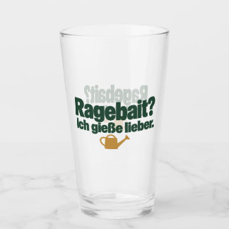 Liever planten water geven - Ragebait kan wachten Glas