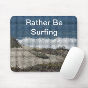 Liever surfen Ocean Beach Travel Surfer Muismat