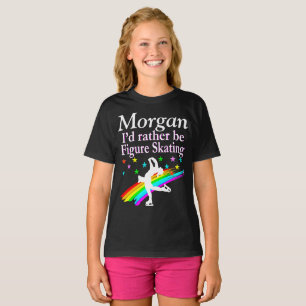 LIEVER WORDEN KUNSTSCHAATSEN GEPERSONALISEERD T SH T-SHIRT